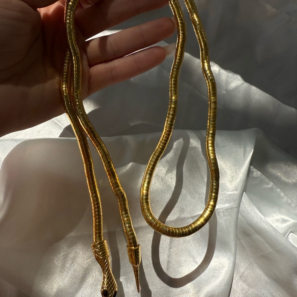 Serpenti Gold Snack Necklace-Bracelet-Multifunctional - Picture 10 of 12